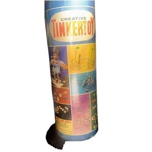 Original Tinkertoy Construction Set Giant Engineer No. 155 Vintage 266 Parts